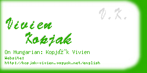 vivien kopjak business card